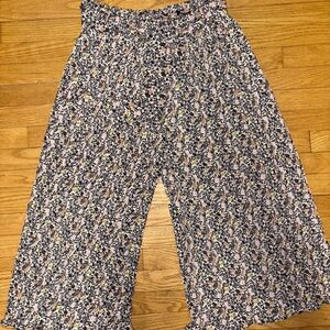 Alice Blue Multicolor Floral Wide Leg Pants